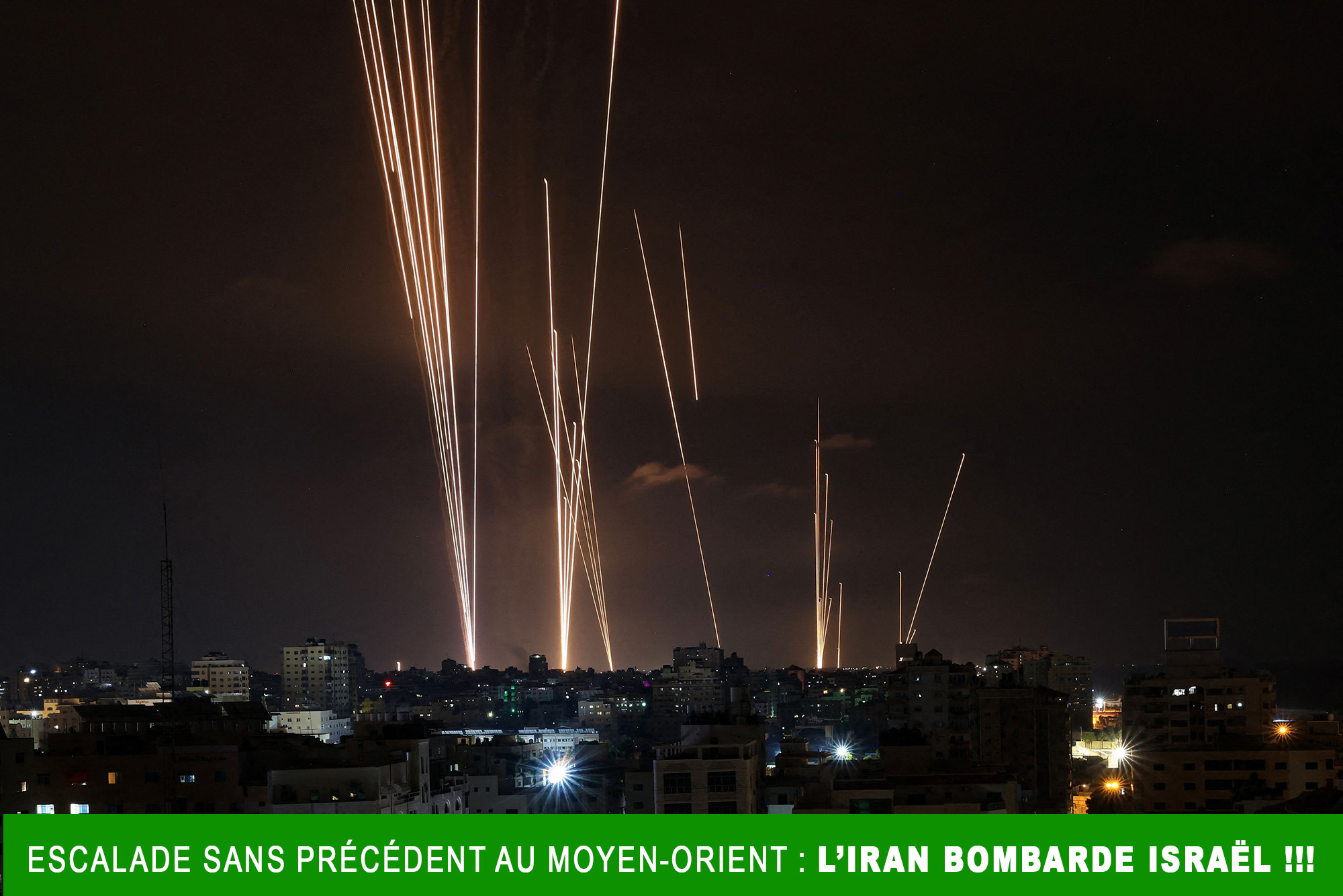 scalade Sans Précédent au Moyen-Orient : L’Iran Bombarde Israël !!!